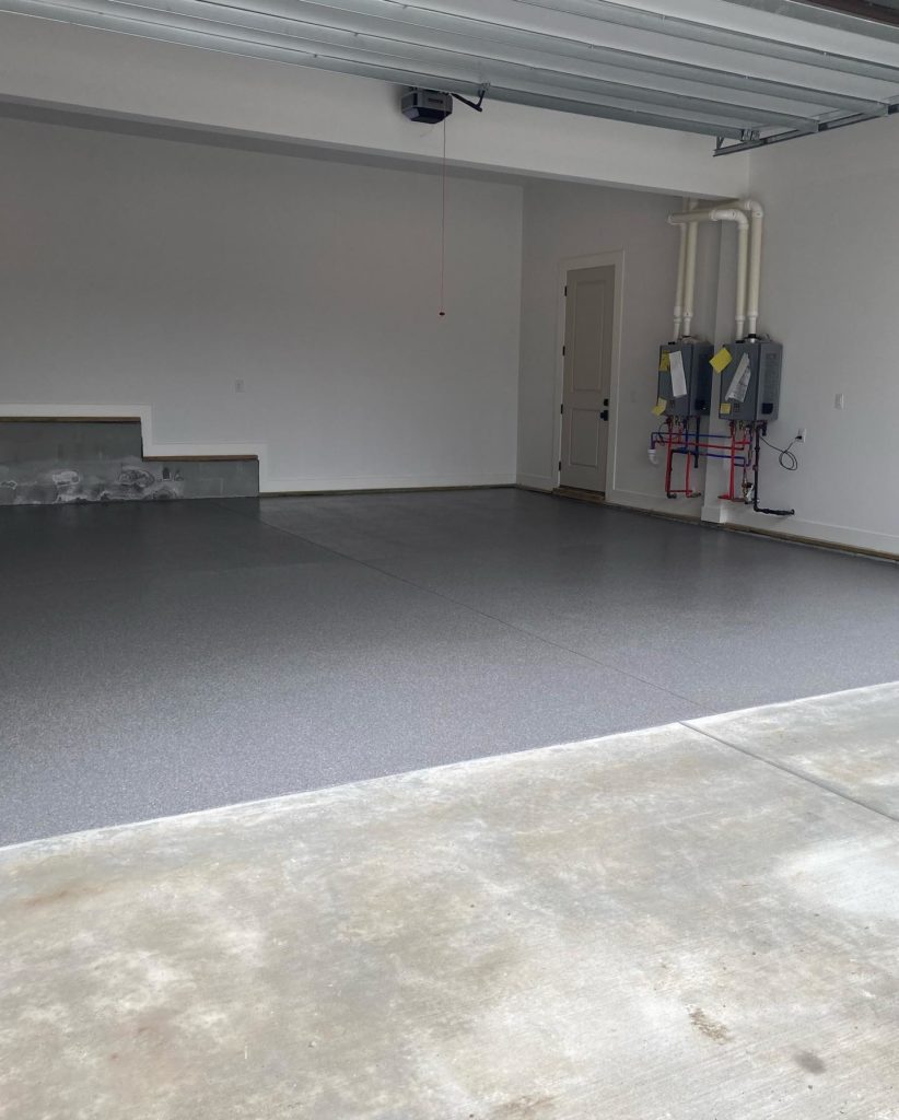 polyaspartic or epoxy floor coatings Epoxy garage floor in Nashville