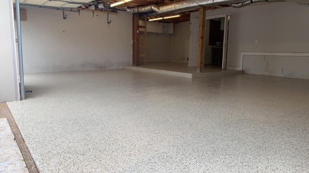 Garage Floor Coating Job Brentwood TN